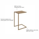 Ver imagem 6 de Mesa Lateral Industrial 40cm Marrom