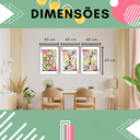 Ver imagem 3 de Conjunto de Quadros Carta de Baralho, Rei Dama Valete 60cm