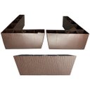 Ver imagem 1 de Kit 8 Pés Cantoneira + 2 Pés Apoio Sofá Tabaco 12x21cm