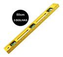 Ver imagem 3 de Nível Resistente 3 Bolhas Plástico Abs 50cm Régua Prumo