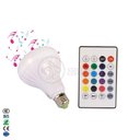 Ver imagem 1 de Lâmpada Led 12w E27 Rgb Colorida com Caixa de Som