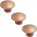 Ver imagem 1 de Kit 3 Puxadores 200 Tucson Ponto Cobre para Móveis Armários e Gavetas