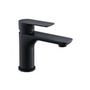 Ver imagem 1 de Torneira Misturador Monocomando Preto Fosco Redondo Para Banheiro M0105P Harmony Misturador Baixo M0