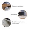 Rack para TV até 70 Polegadas 3 Portas Logan Yescasa - 2