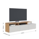 Ver imagem 3 de Rack para TV até 70 Polegadas 3 Portas Logan Yescasa