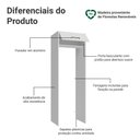 Ver imagem 3 de Porta-geladeira 73 Cm 1 Porta Basculante Branco Agata Madesa