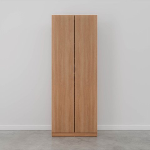 Sapateira Planejada 2 Portas Hera CabeCasa MadeiraOriginals Marrom/Louro/Cinza