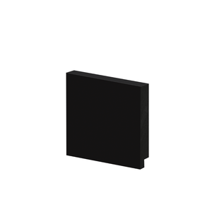 Rodape Poliestireno 07cm Preto Liso 2,40m 50007 Arquitech