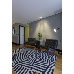 Rodape Poliestireno 07cm Preto Liso 2,40m 50007 Arquitech - 5