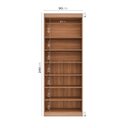 Ver imagem 3 de Sapateira Modular 2 Portas Hera CabeCasa MadeiraOriginals Marrom/Louro/Algodão/Cinza