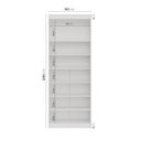 Ver imagem 3 de Sapateira Planejada 2 Portas Hera CabeCasa MadeiraOriginals Branco/Algodão/Cinza