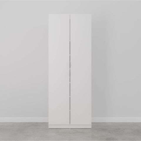 Sapateira Modular 2 Portas Hera CabeCasa MadeiraOriginals Branco/Algodão/Cinza