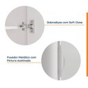 Ver imagem 4 de Sapateira Planejada 2 Portas Hera CabeCasa MadeiraOriginals Branco/Algodão/Cinza