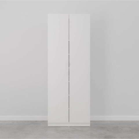 Sapateira Planejada 2 Portas Hera CabeCasa MadeiraOriginals Branco/Algodão/Cinza
