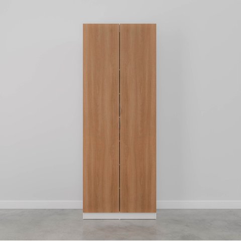 Sapateira Modular 2 Portas Hera CabeCasa MadeiraOriginals Branco/Geada/Louro/Cinza