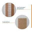 Ver imagem 5 de Sapateira Planejada 2 Portas Hera CabeCasa MadeiraOriginals Branco/Geada/Louro/Cinza