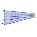 Ver imagem 1 de Gondola Centro 170 Amapa Flex Kit 9 Metros 1 Ponta Branco PE - Amapá