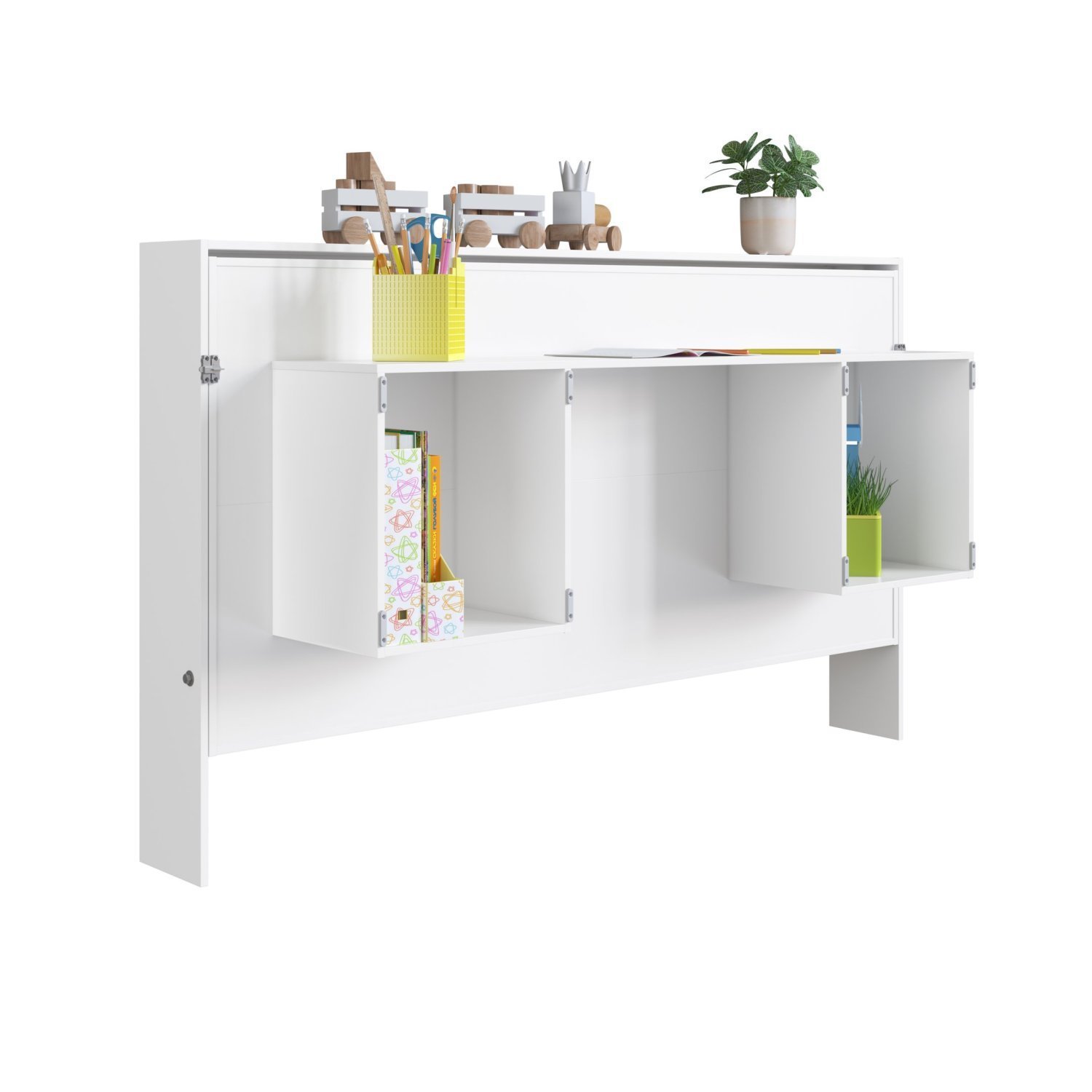 Mini Cama Articulável Horizontal Solteiro com Mesa de Estudo Young - 5