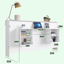 Ver imagem 6 de Cama Articulável Horizontal Solteiro Juvenil com Estação de Trabalho 90 Latino Branco