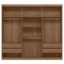 Ver imagem 6 de Guarda Roupa Casal 232cm 6 Portas 4 Gavetas Zain Jatobá S01 - Mpozenato