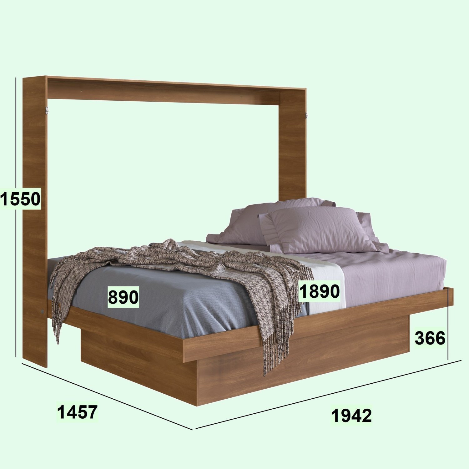 Cama Articulável Horizontal Casal Multifuncional Latino - 3