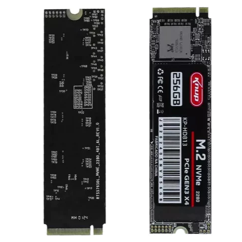 Gravador Ssd 256gb Nvme M.2 2280 Sata 3.0 Knup