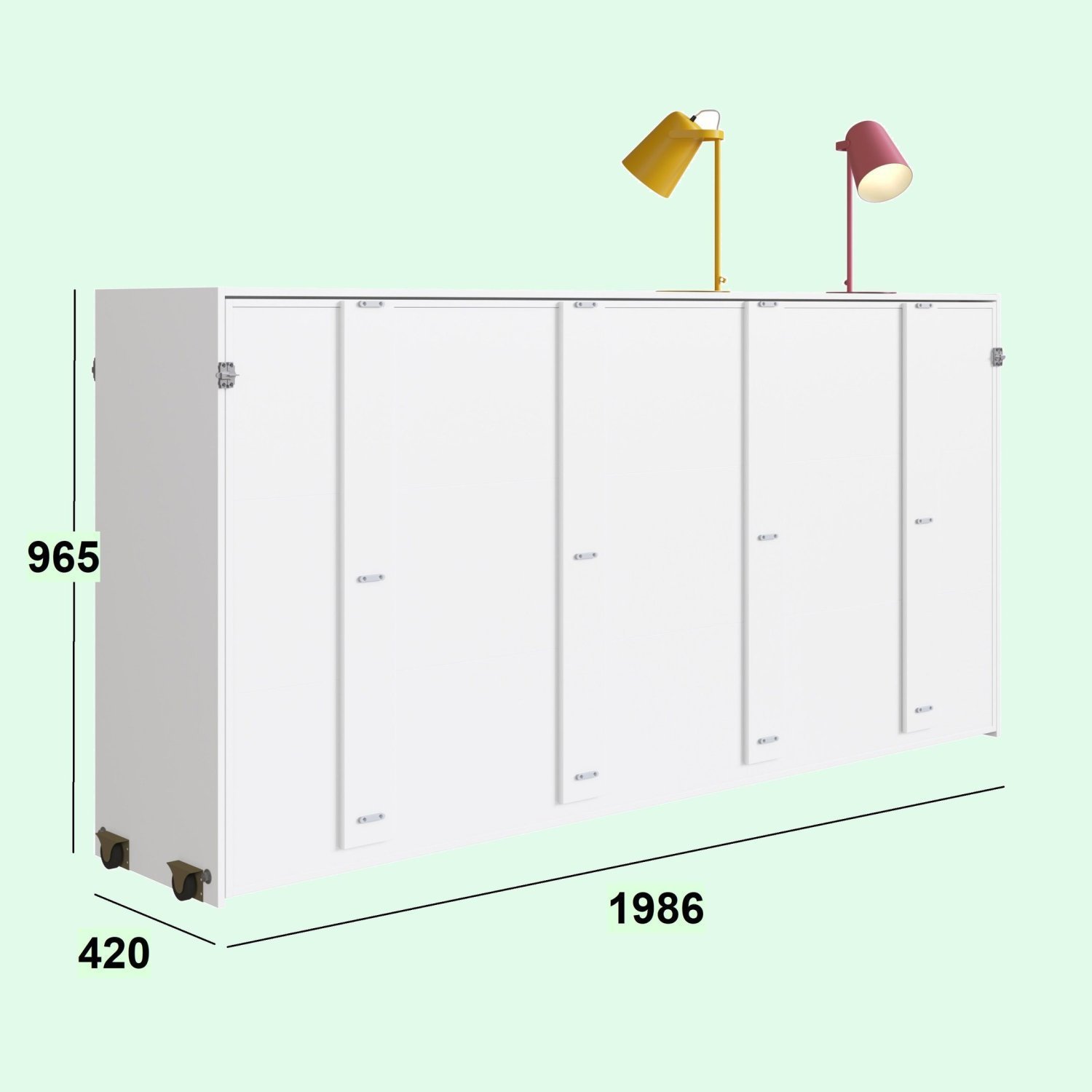 Cama Dupla Articulável Horizontal Solteiro Phoenix - 6