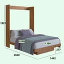 Ver imagem 3 de Cama Articulável Vertical Casal Vancouver