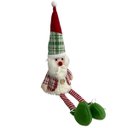 Ver imagem 7 de Papai Noel Sentado Natal Natalino com Luz Iluminado Pernas Moles Festa Fim de Ano Decoraçao Mesa Est