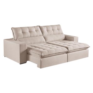 Sofá Retrátil e Reclinável Oregon 1,90m Veludo