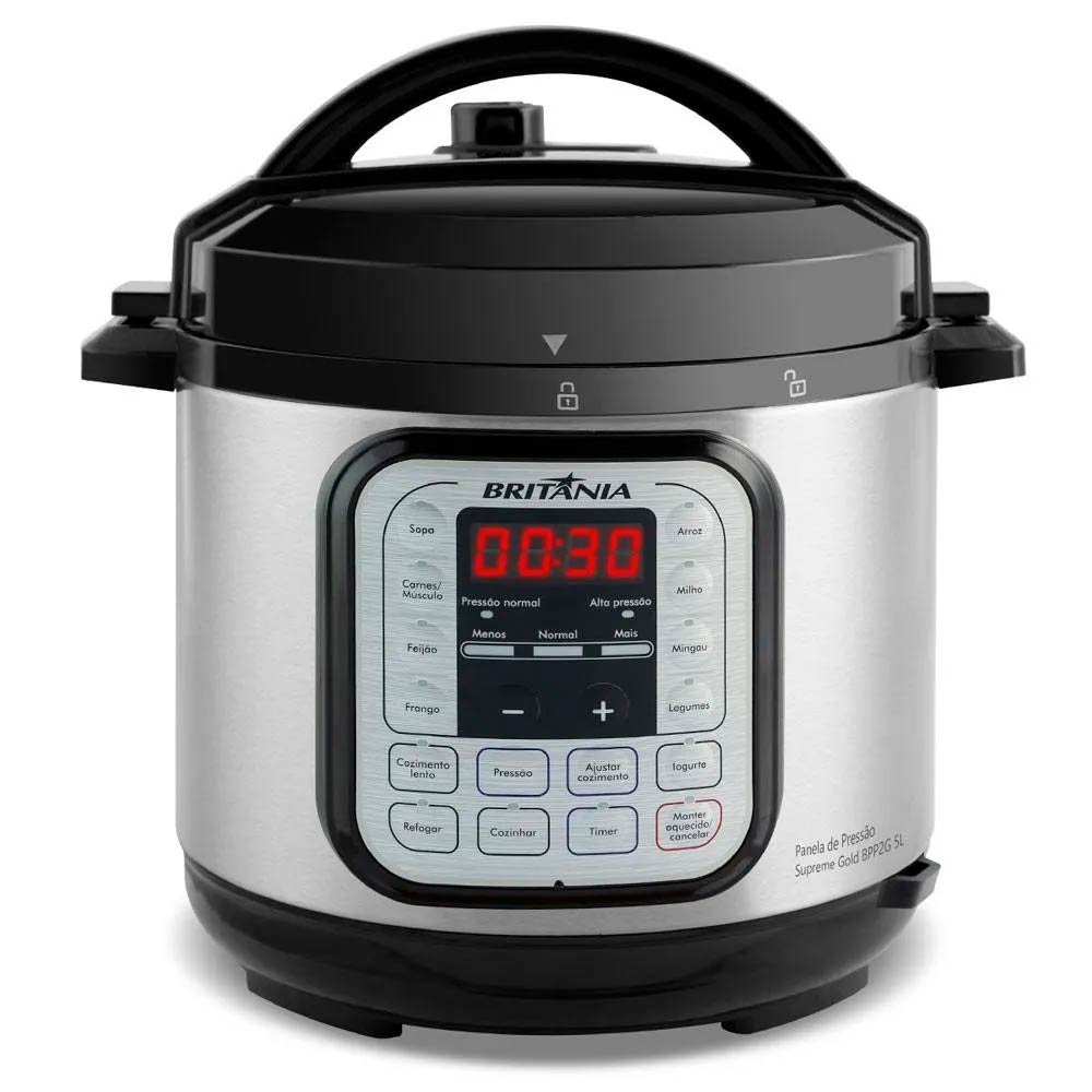 Panela de Pressão Elétrica Britânia Bpp02g 5l - 127v - 1