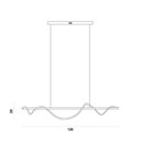 Ver imagem 2 de Pendente Spiral 1 LED 40W 3000k 2250 Lúmens IP20 KA001 Bella Iluminação