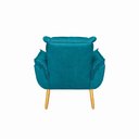 Ver mais imagens de Kit 2 Poltronas Decorativa Estofada Sala Quarto Escritório Opala Madeira