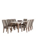 Ver imagem 2 de Conjunto Rubi Gold 183x90cm com 8 Cadeiras