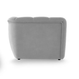 Caminha Casinha Cães Gato Pet Mini Poltrona Meg Veludo Cinza Claro - Loja Sheep - 4