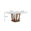 Ver imagem 3 de Conjunto Mesa Quadrada 8 Cadeiras Mônaco Harpa Yescasa
