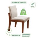 Ver imagem 4 de Conjunto Mesa Quadrada 8 Cadeiras Mônaco Harpa Yescasa