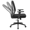 Ver imagem 5 de Cadeira Office Diretor Pretoajustavel e Ergonomica com Nr 17 Montana