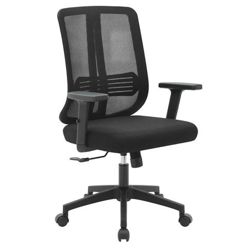 Cadeira Office Diretor Pretoajustavel e Ergonomica com Nr 17 Montana