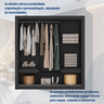 Guarda Roupa Casal 3 Portas com Espelhos e 2 Gavetas Quito - 5