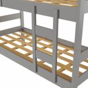 Ver imagem 5 de Beliche Solteiro em MDF 198cm x 92,5cm Prisma Cinza/Jequitiba