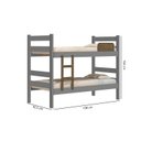 Ver imagem 3 de Beliche Solteiro em MDF 198cm x 92,5cm Prisma