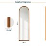 Conjunto Poltrona e Espelho Magnólia CabeCasa MadeiraOriginals - 3