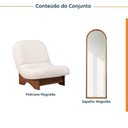 Ver imagem 2 de Conjunto Poltrona e Espelho Magnólia CabeCasa MadeiraOriginals