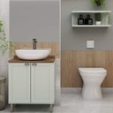 Ver imagem 3 de Conjunto Modulado para Banheiro 3 Peças Cm0029 Linha Acquaflex Genialflex