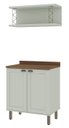 Ver imagem 1 de Conjunto Modulado para Banheiro 3 Peças Cm0029 Linha Acquaflex Genialflex