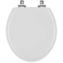 Ver imagem 1 de Assento Sanitário com Fechamento Lento Convencional Oval Cinza Platina para Vaso Incepa