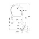 Ver imagem 2 de Monocomando de Mesa para Cozinha Bica Extraível 2 Funções Gourmet Celite