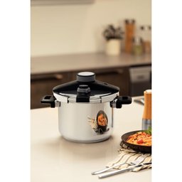 Panela de Pressão Tramontina Presto Aço Inox 6 L com Fundo Triplo 6 L - 6