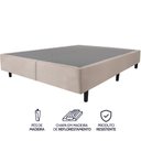 Ver imagem 7 de Cama Box Colchão Queen Ortopédico Firme Espuma D33 Antialérgico Certificado 158x198x58cm Bf Colchões